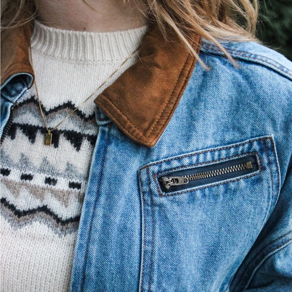 Jean jacket vintage style Jean jacket - Picture 2 of 4